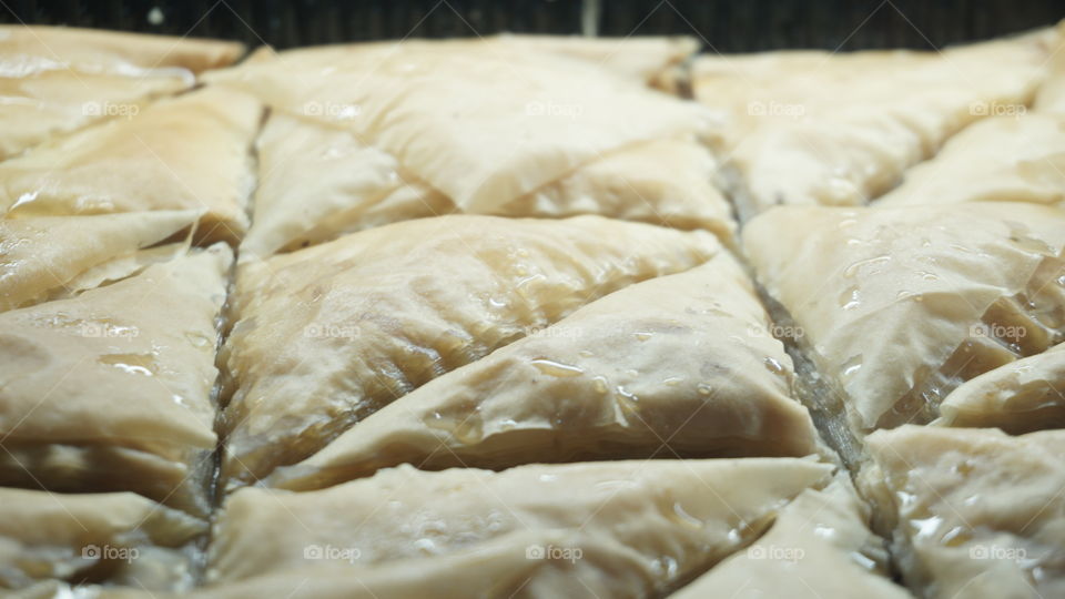 Turkish desert with sugar