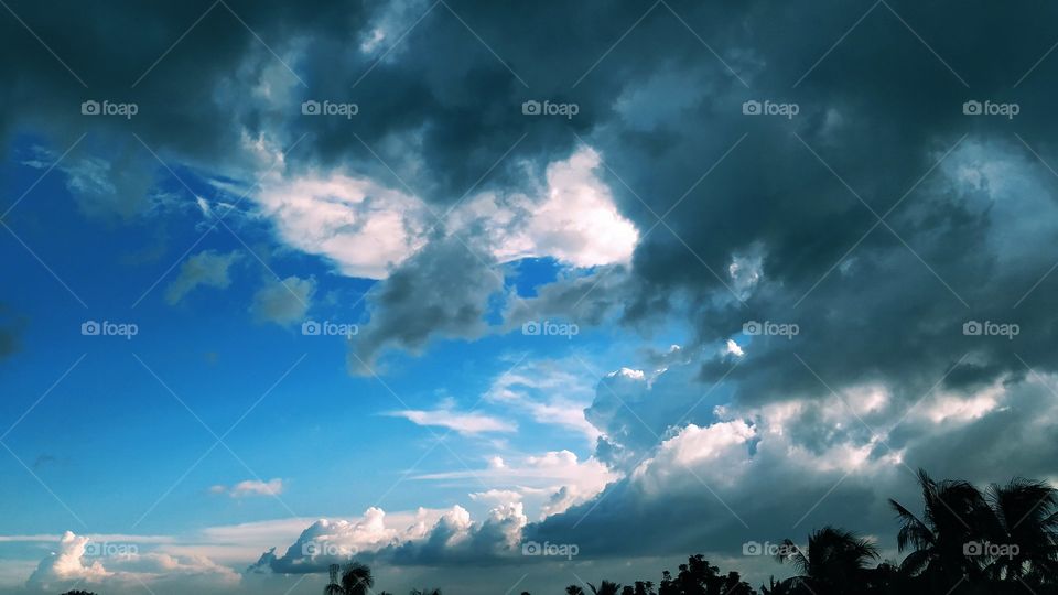 Cloudy Blue SKY