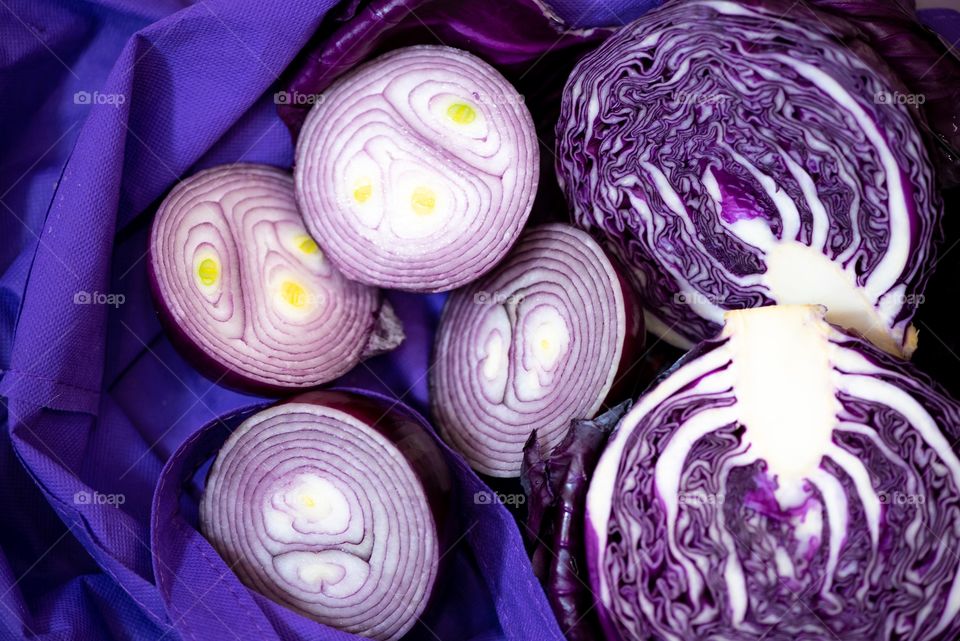Purple blast from our kitchen. Purple veggies we love.