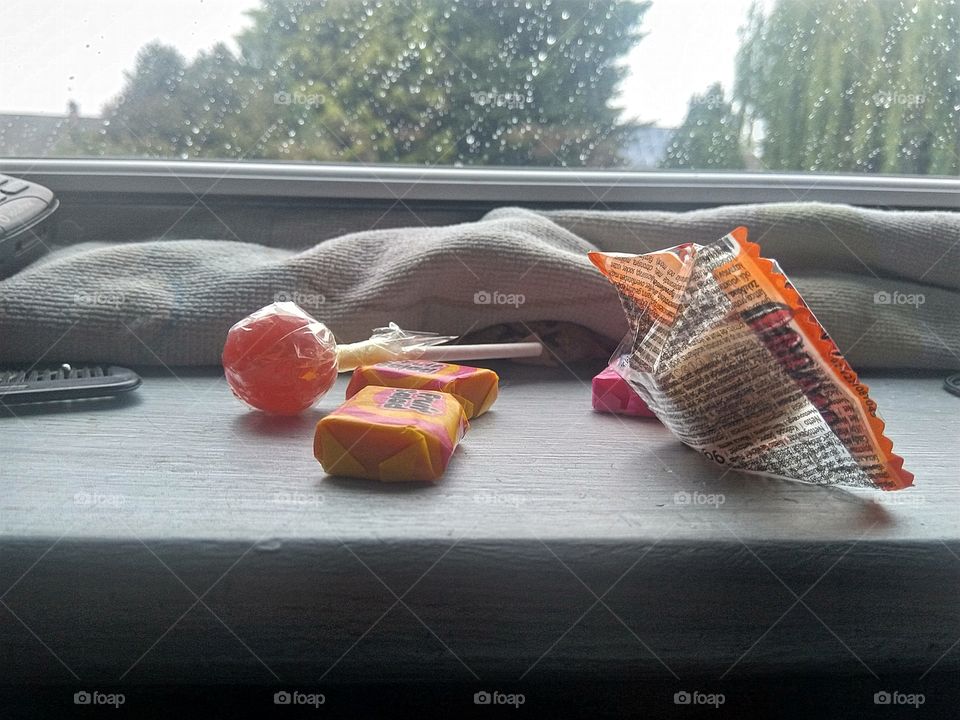 some sweets on my window sill
