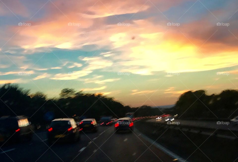 Sunset Traffic