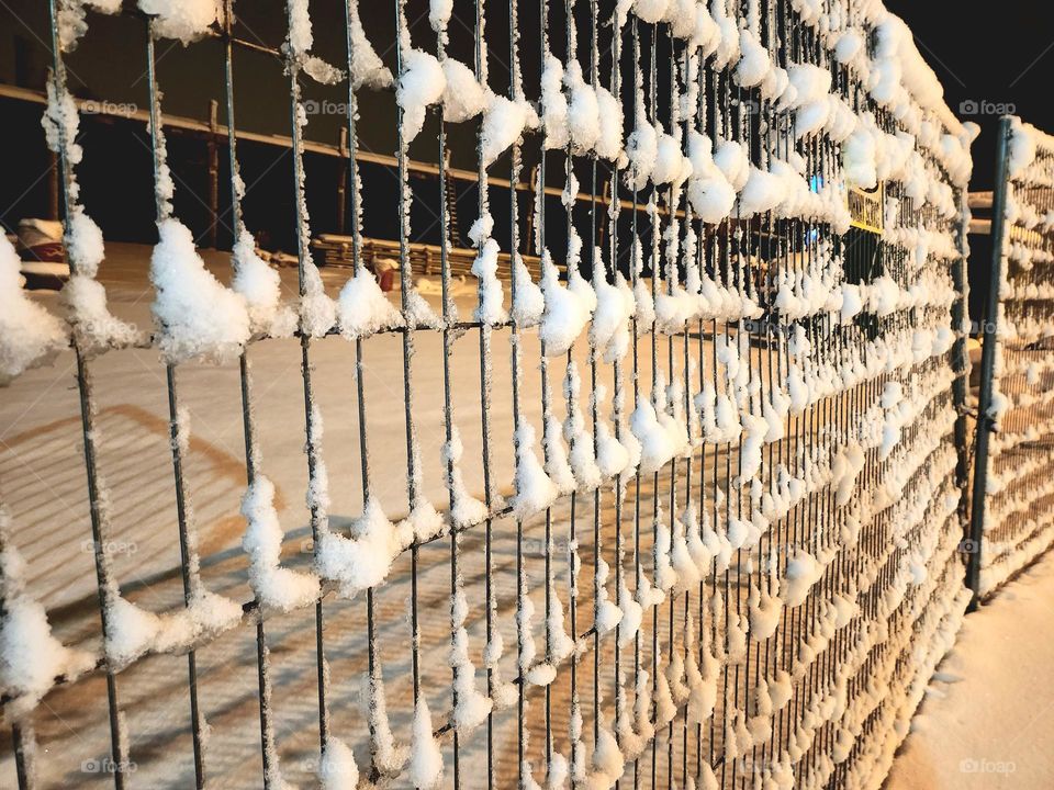 Frozen fence