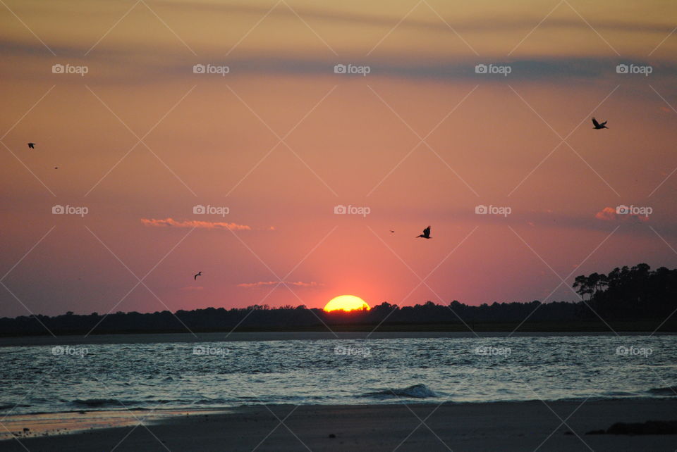 Sunset Folly Beach South Carolina