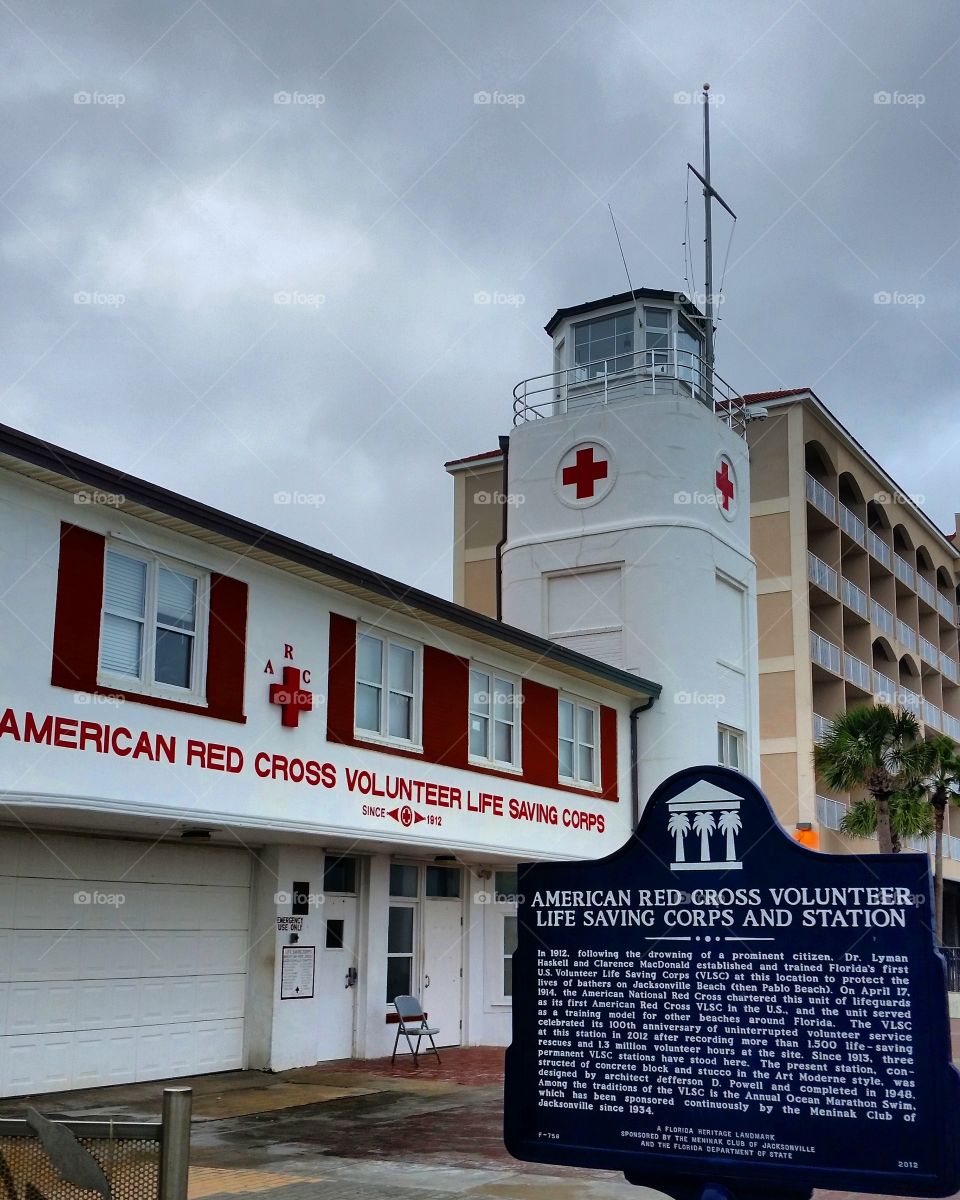 American Red Cross Life Guard Station