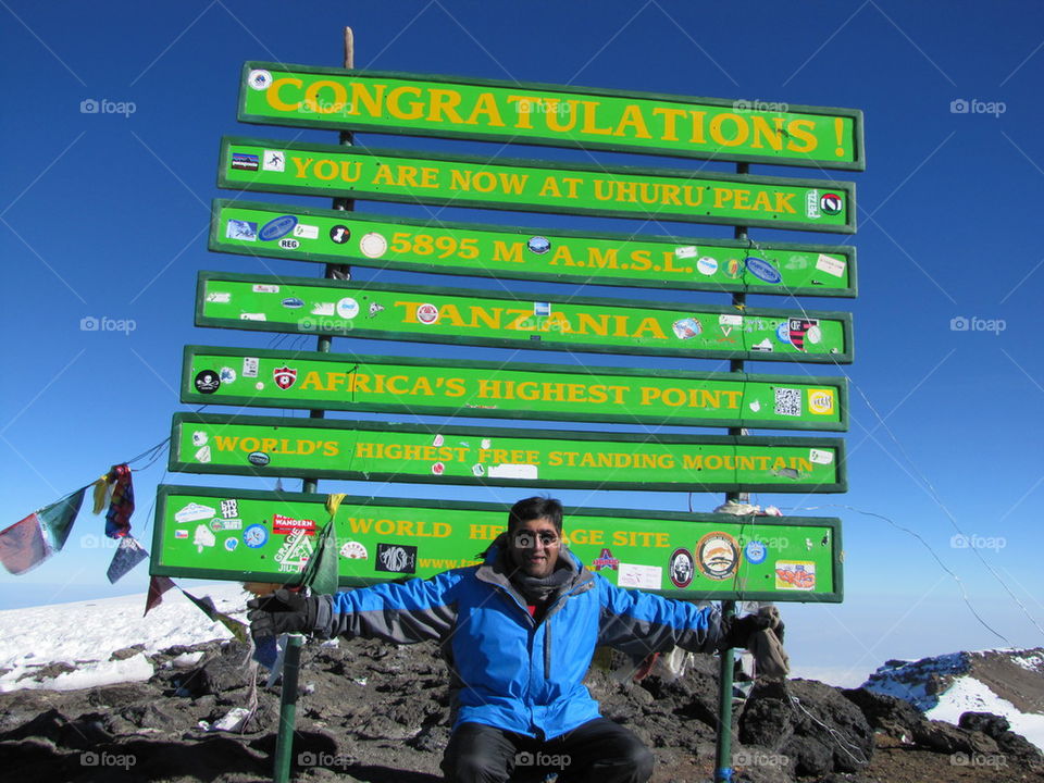 me on kilimanjaro