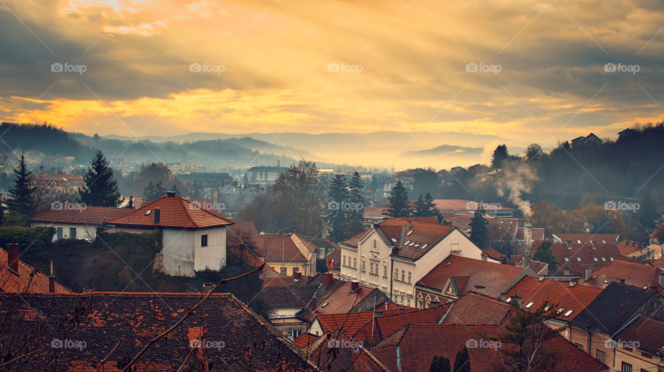 City Krapina in Croatia