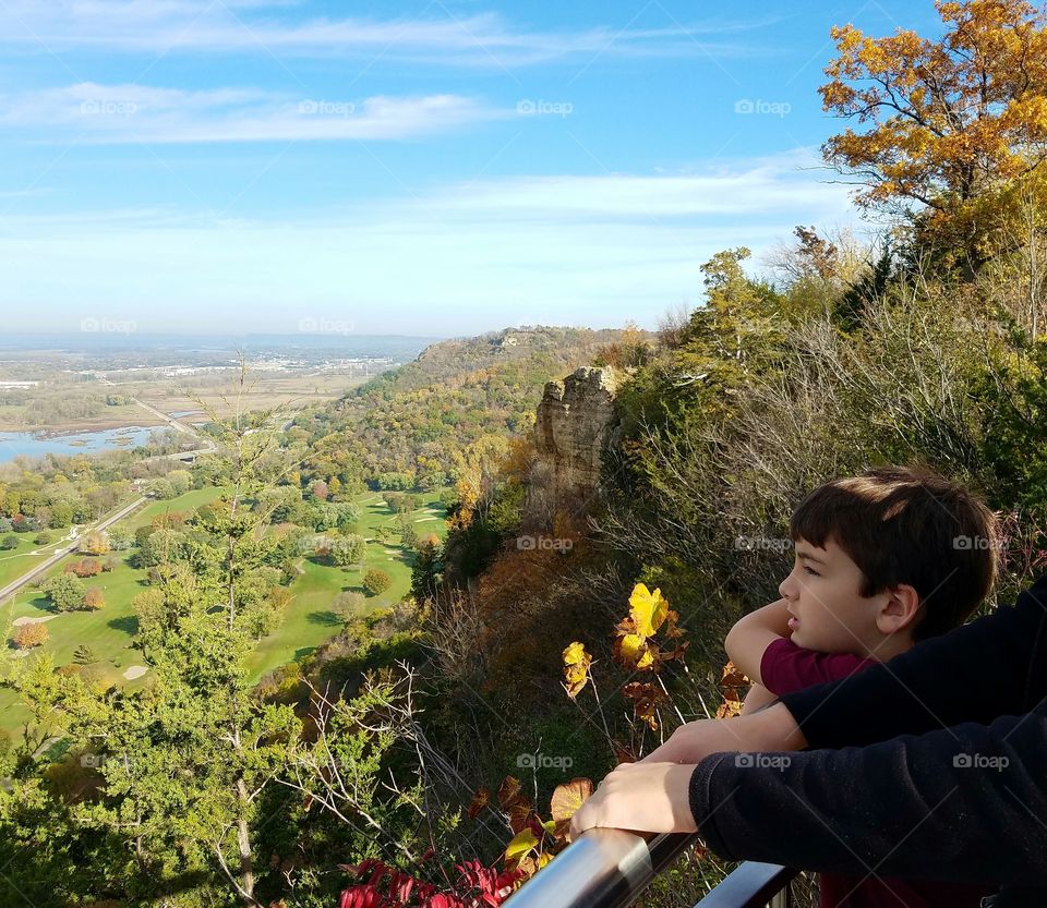 Boy and Hills