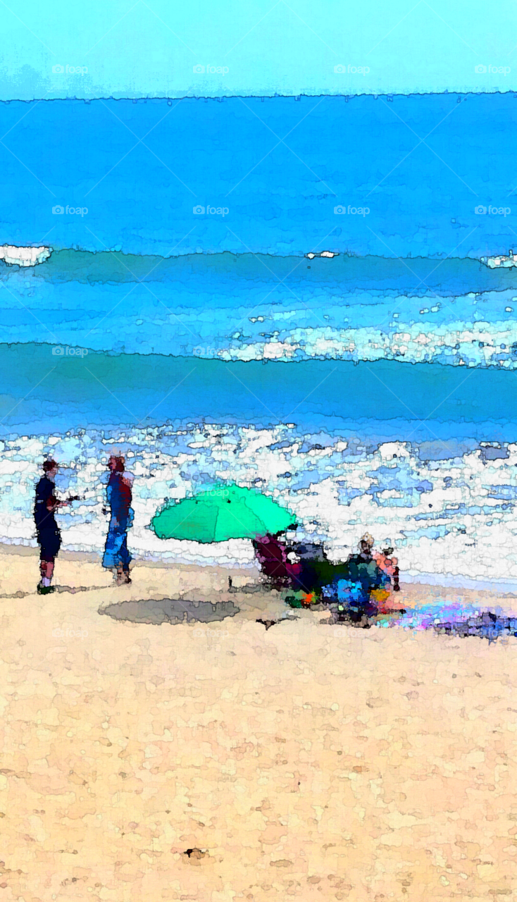 "Relaxing At The Beach"