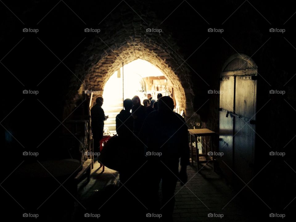 Souq Alley in Sayda, Lebanon
