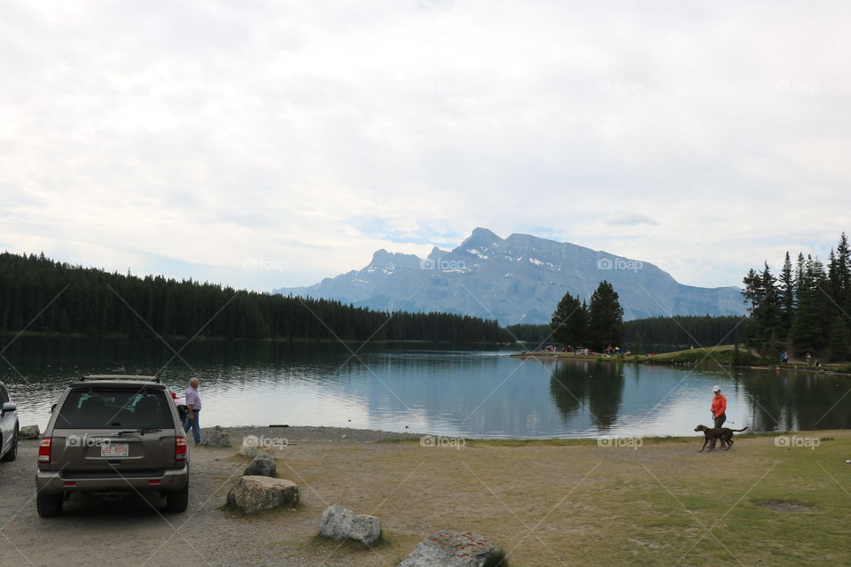 By the lake