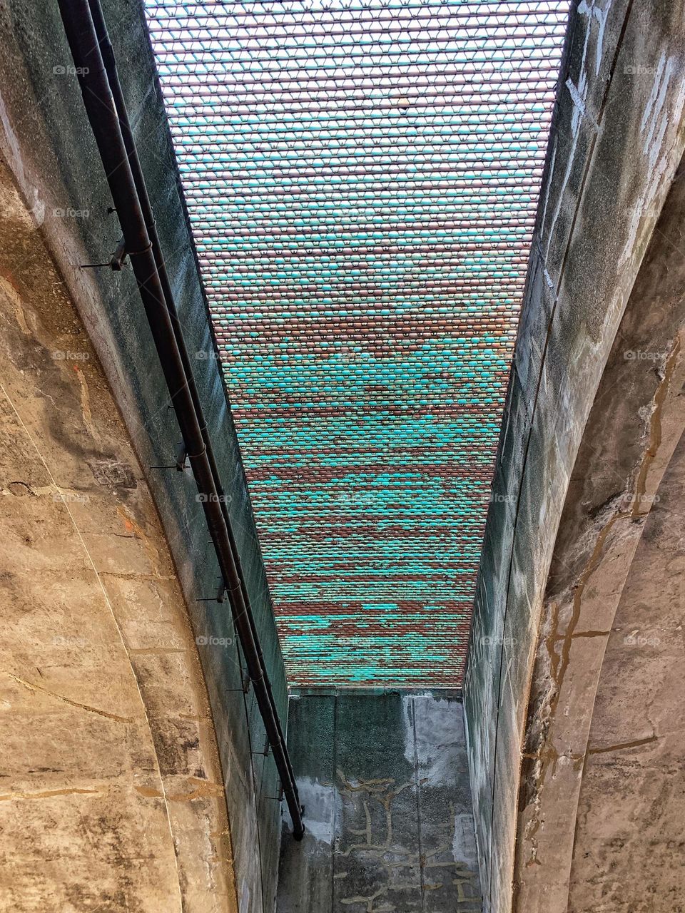 The bridge ceiling 