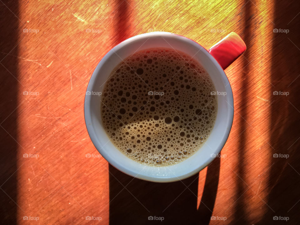 Morning Coffee with some sunlight is an amazing day to start with