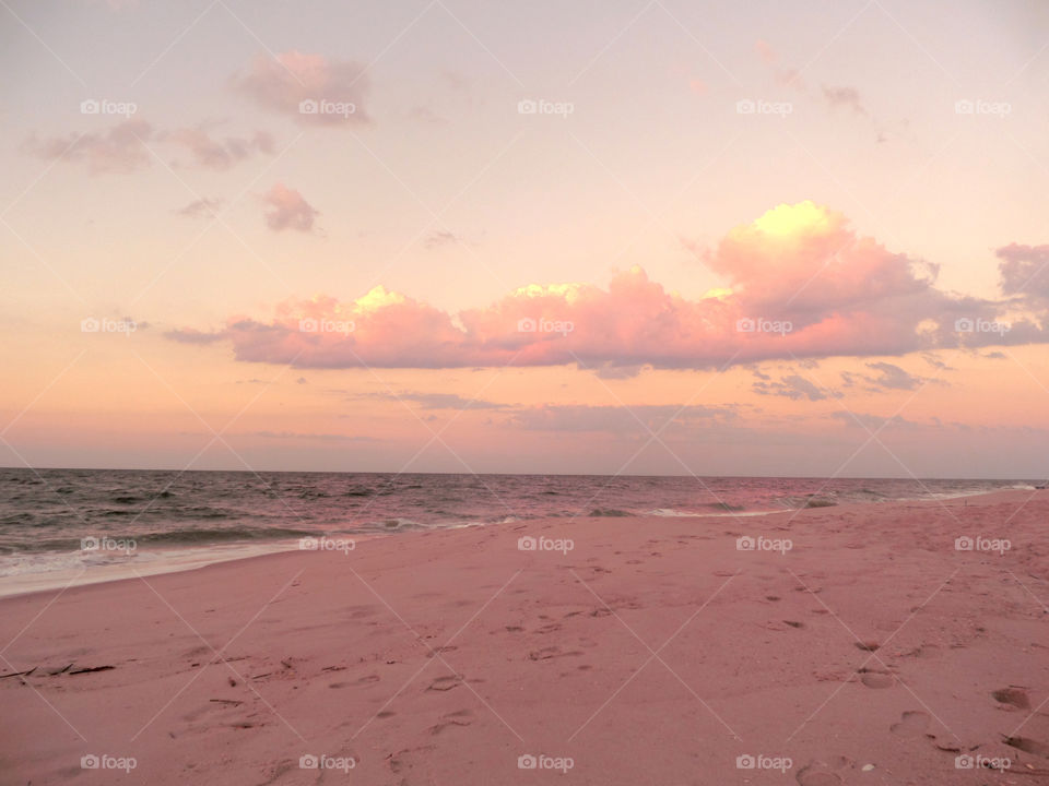 Pink beach