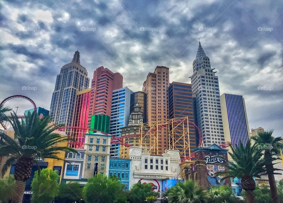 Cloudy day in Vegas. 