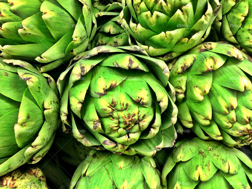 Raw Artichokes.
