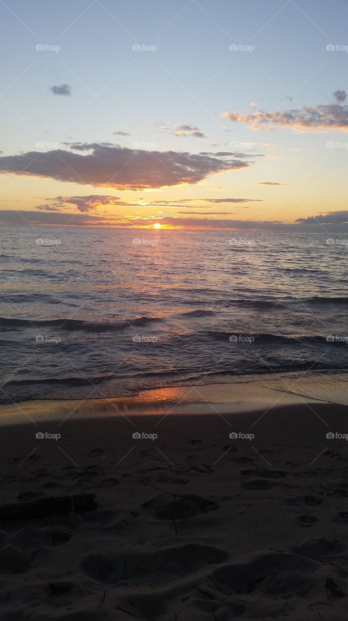 Lake Michigan sunset
