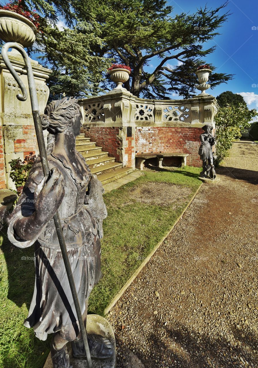 Stately home. Gardens 