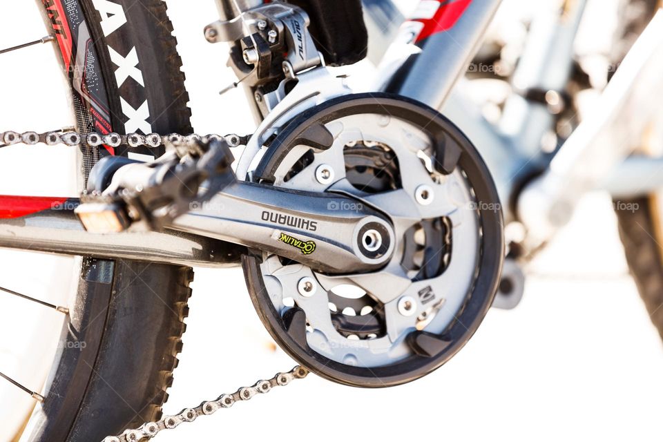 bicycle support close up