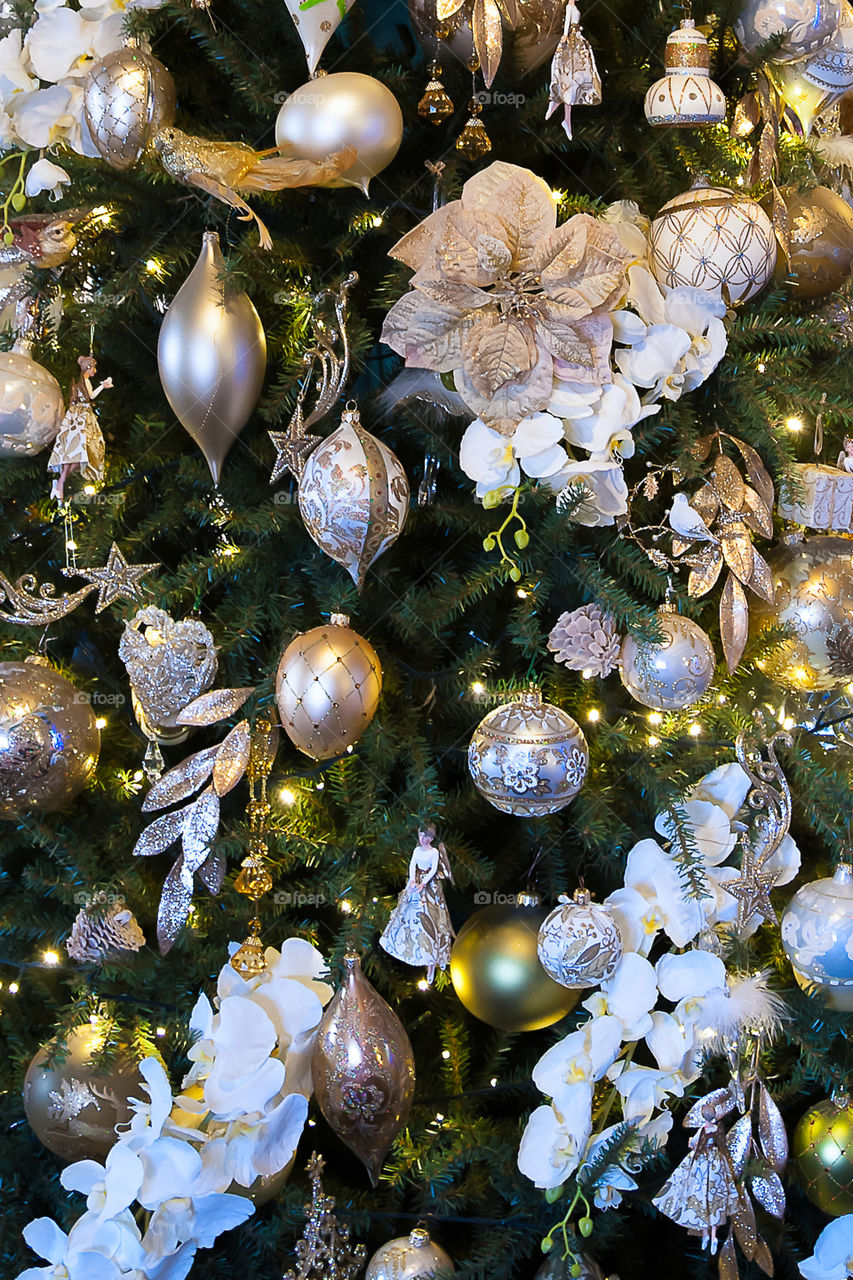 Christmas tree decorations.