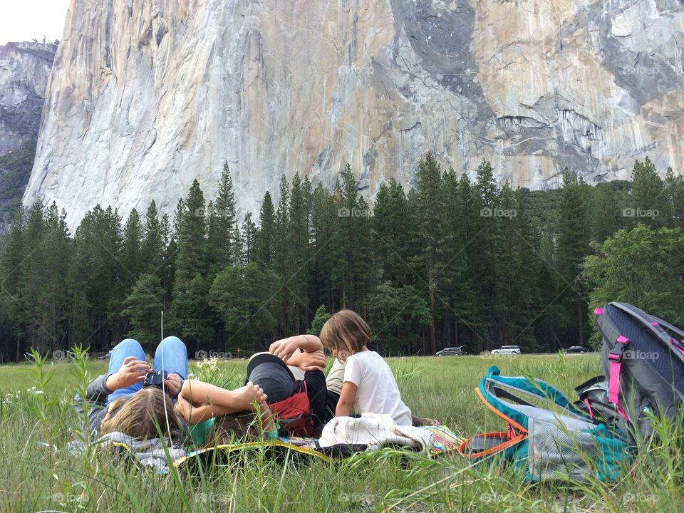 Watching Yosemite Climbers
