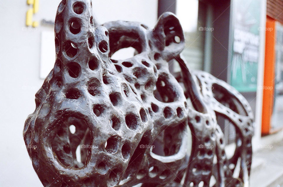 art sculpture metal rhino by brucequ404