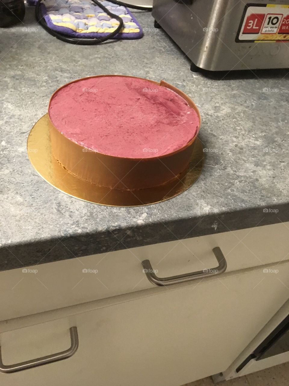 Blueberry pie chocolate ring