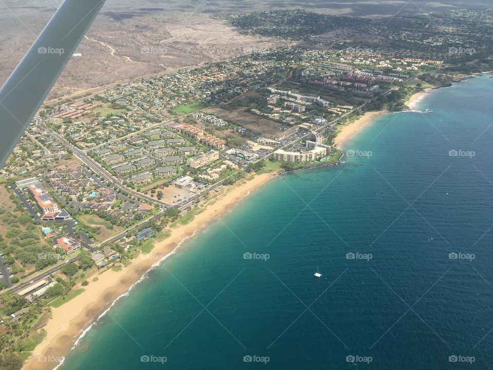 Beach from above 