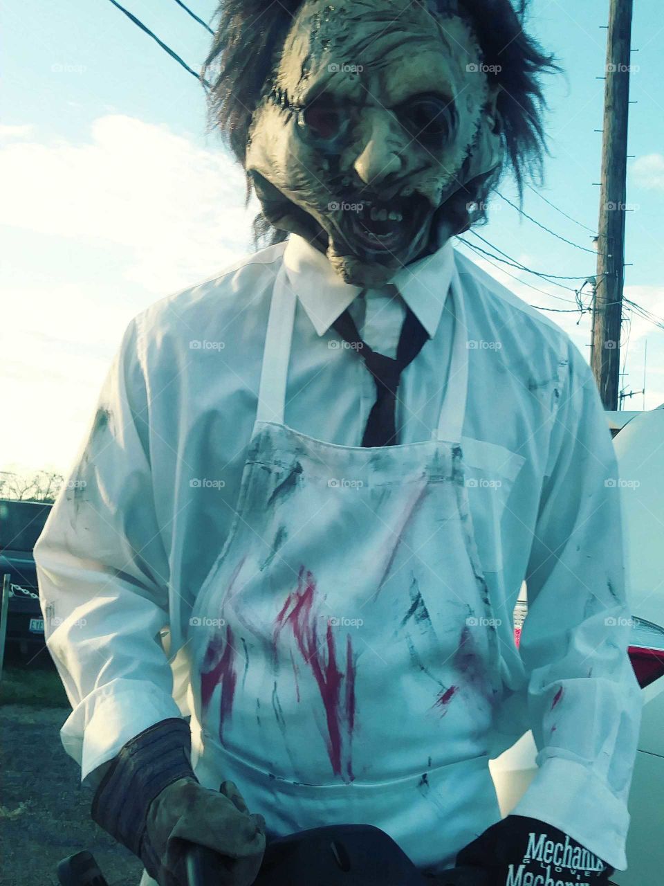 leatherface at the drive in