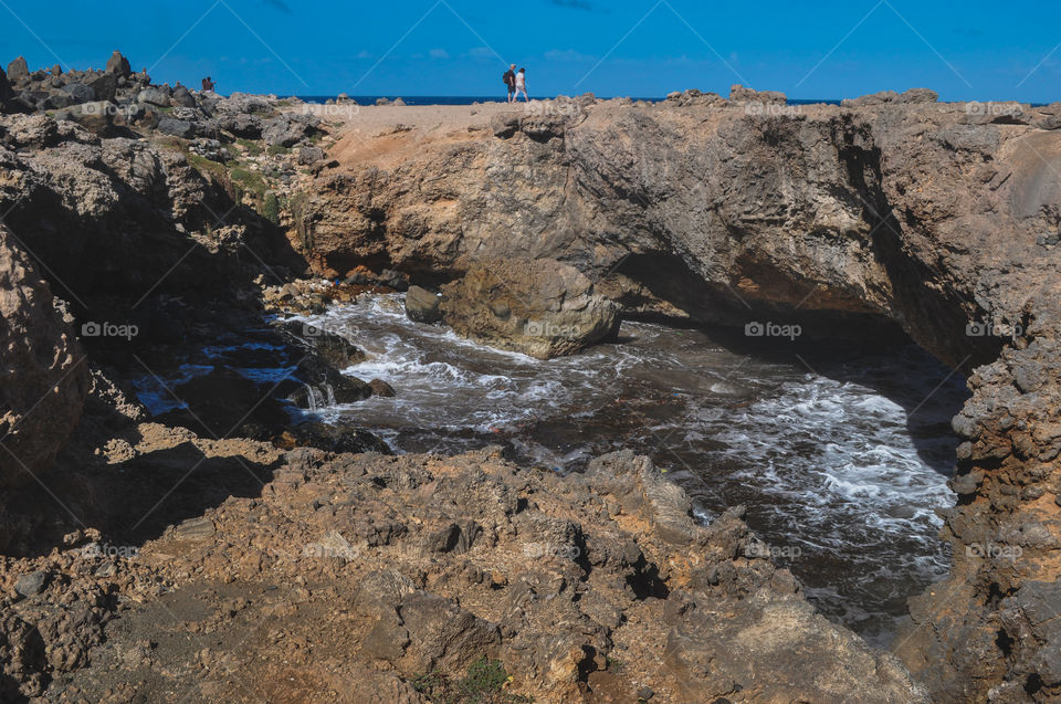 Water cave in Aruba 