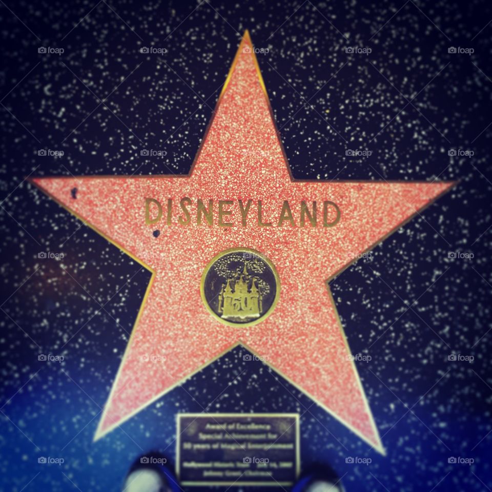 Disneyland star of fame walk
