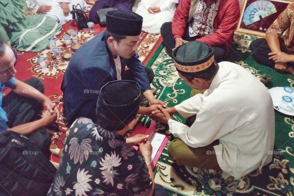 muslim wedding ceremony (akad)