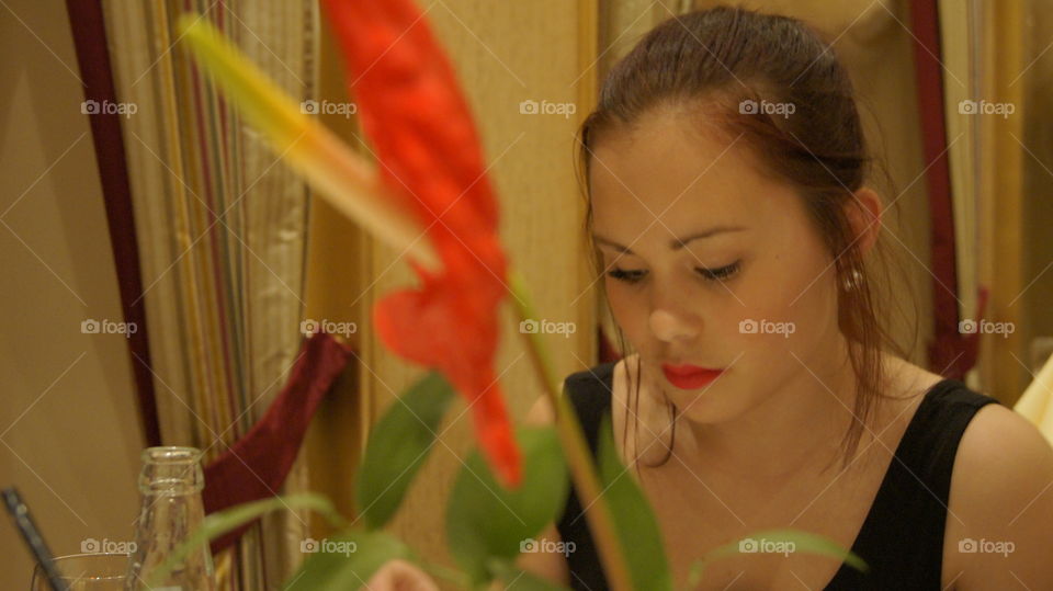 Woman, Indoors, People, Adult, One