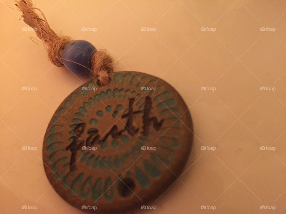 Faith bead object 