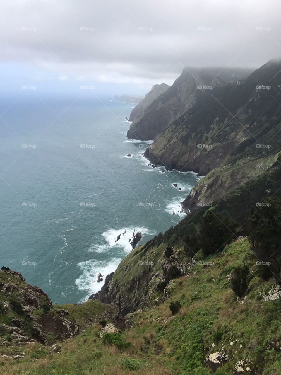 madeira island mountain view panoramic ocean