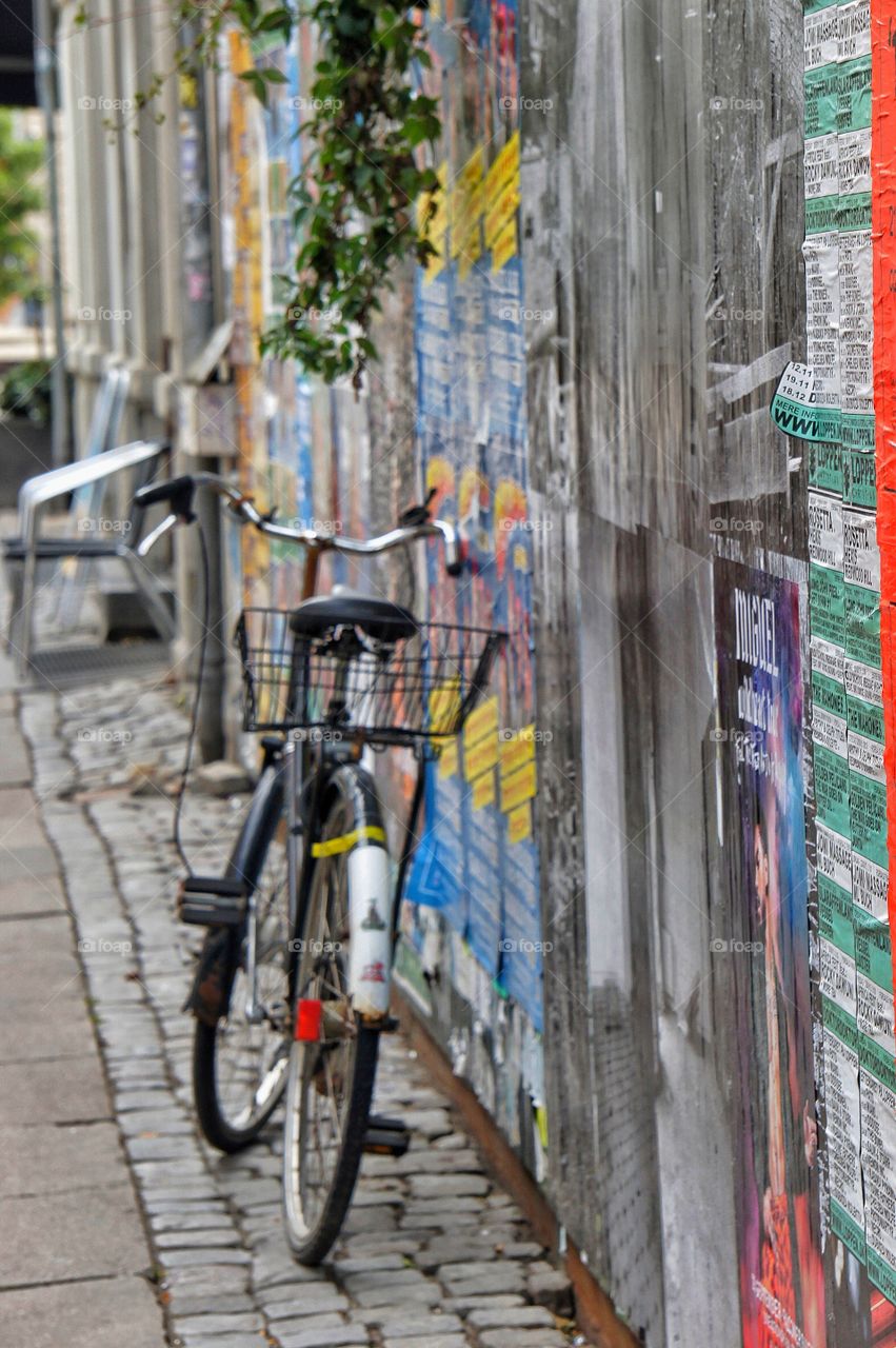 Bike by the wall