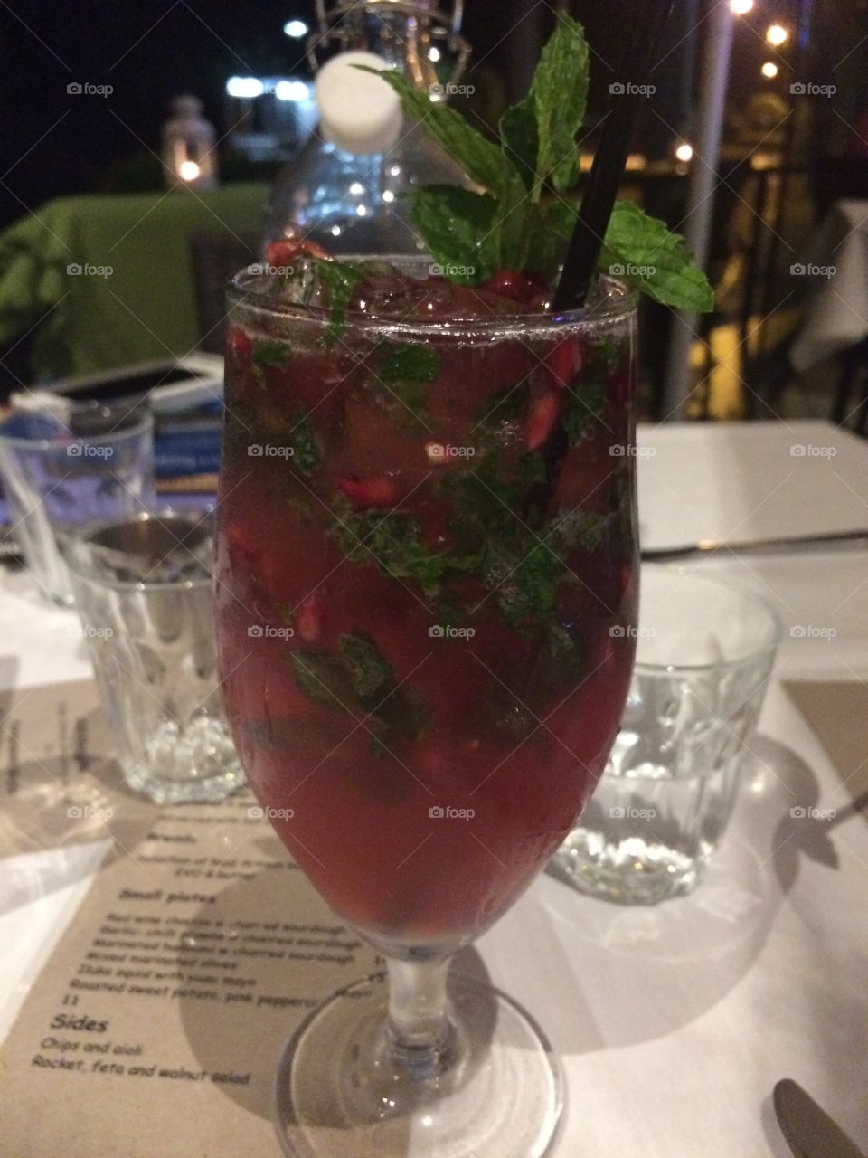 Pomegranate Mojito