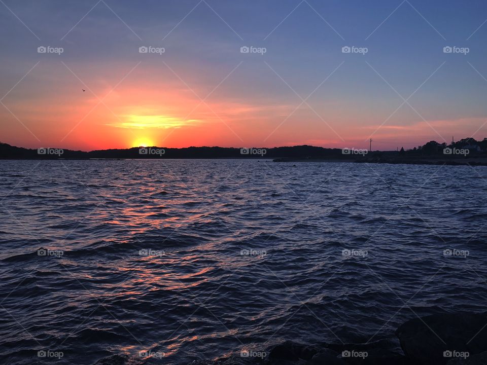 Sunset in Rhode Island 