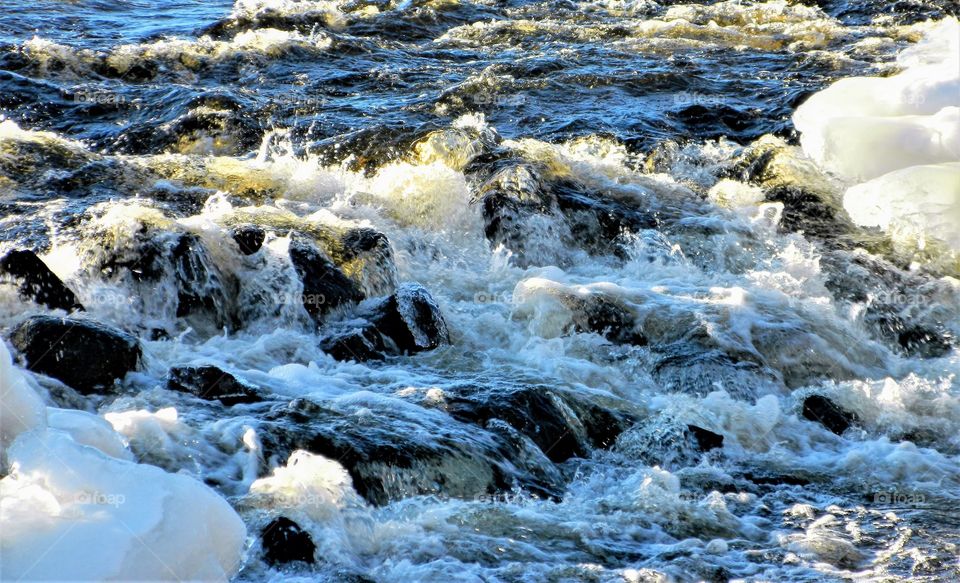 Frozen river 
