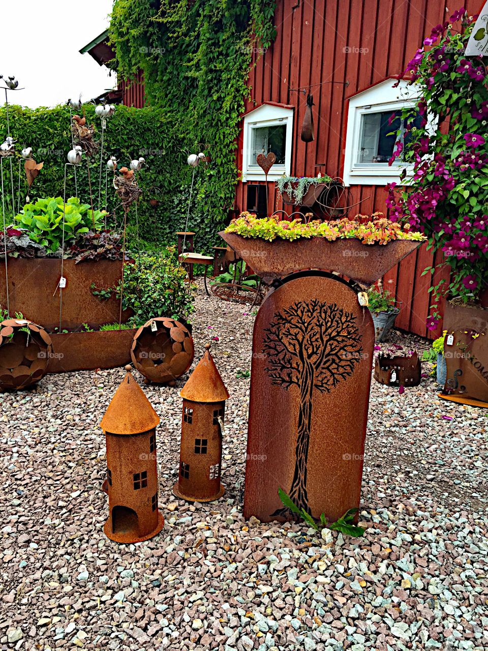 Garden artworks!