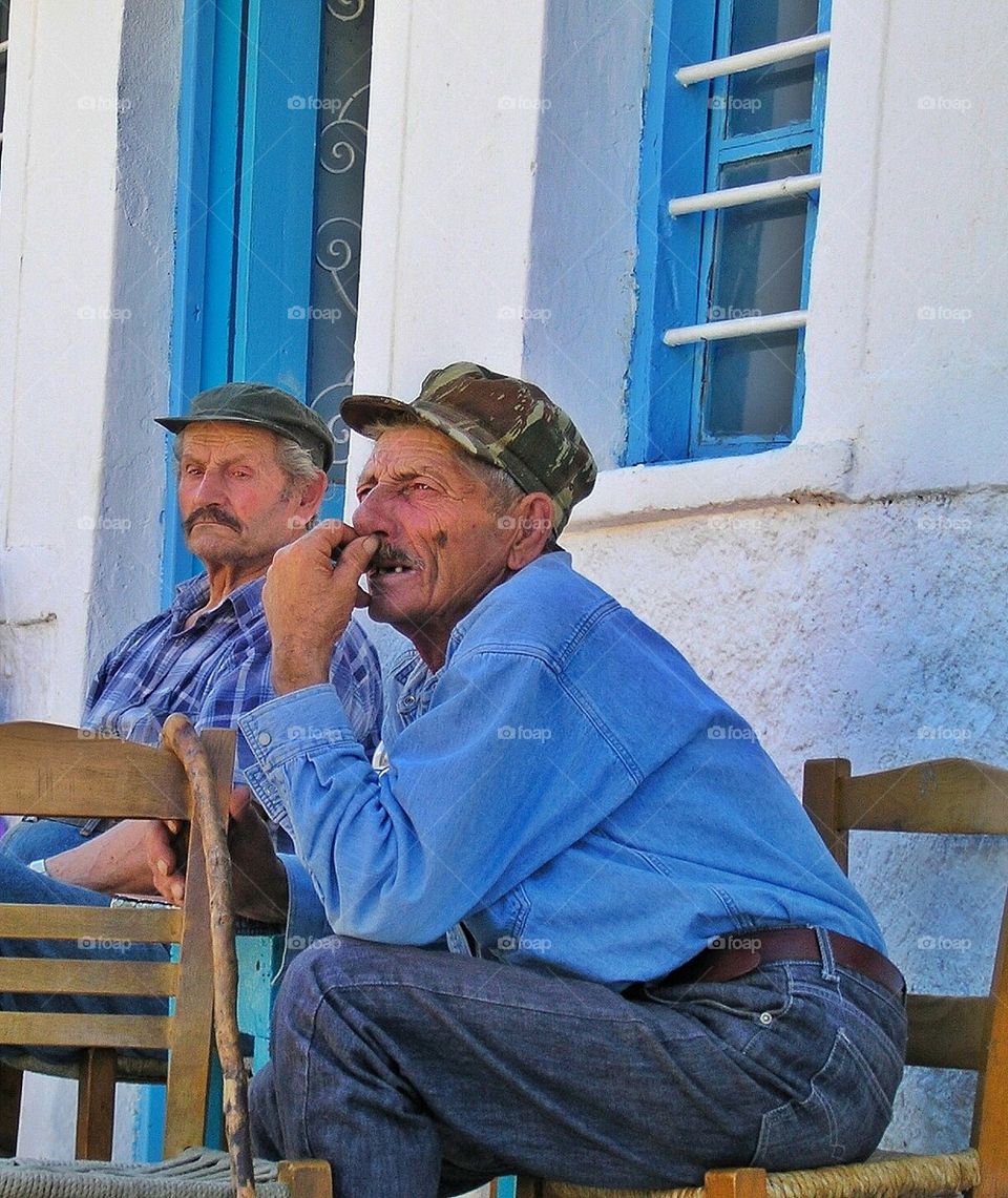 Relaxing in Amorgos