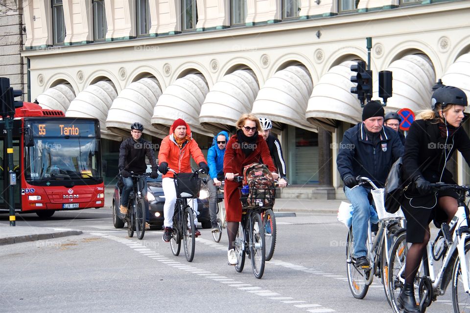 Stockholm's pulse and bicycle traffic
Stockholm, Sweden 