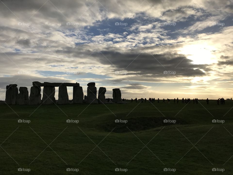 The one of a kind light of Stonehenge.
