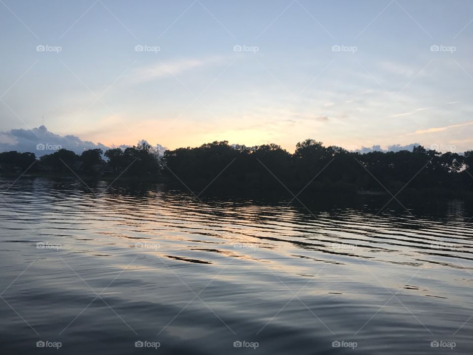 Boat sunset!