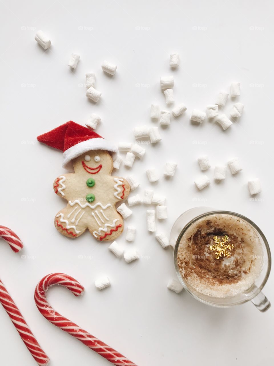 Prepping snacks for Santa 