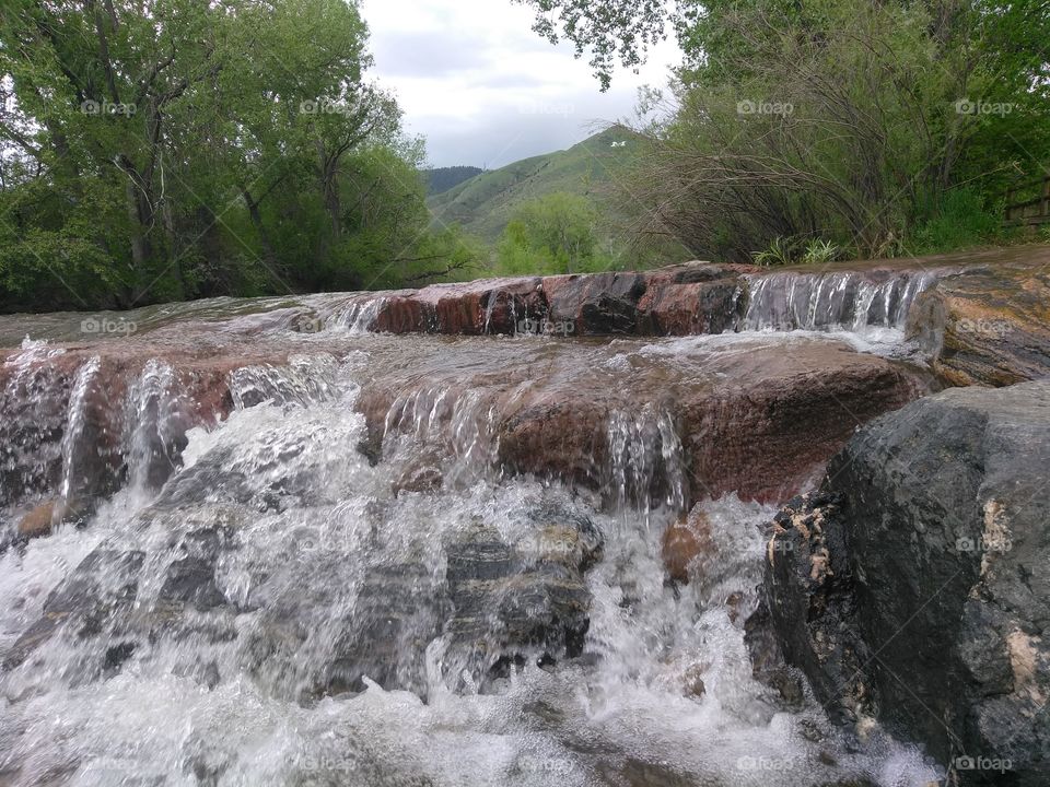 waterfall in mountain