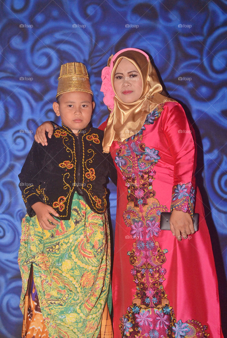 Mom and elder son