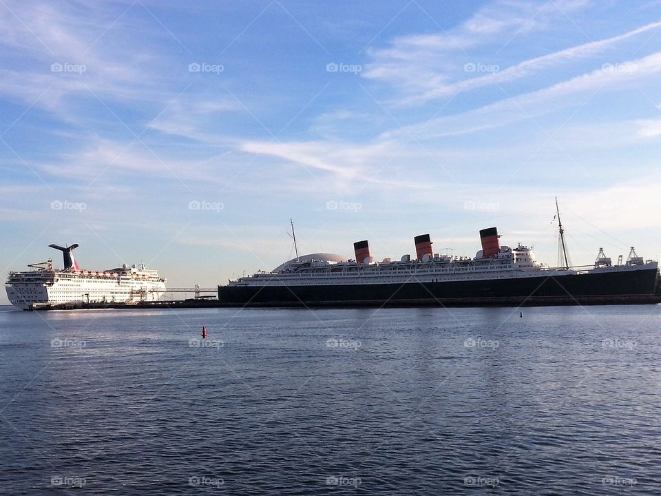 Transatlantic Queen Mary in Long Beach