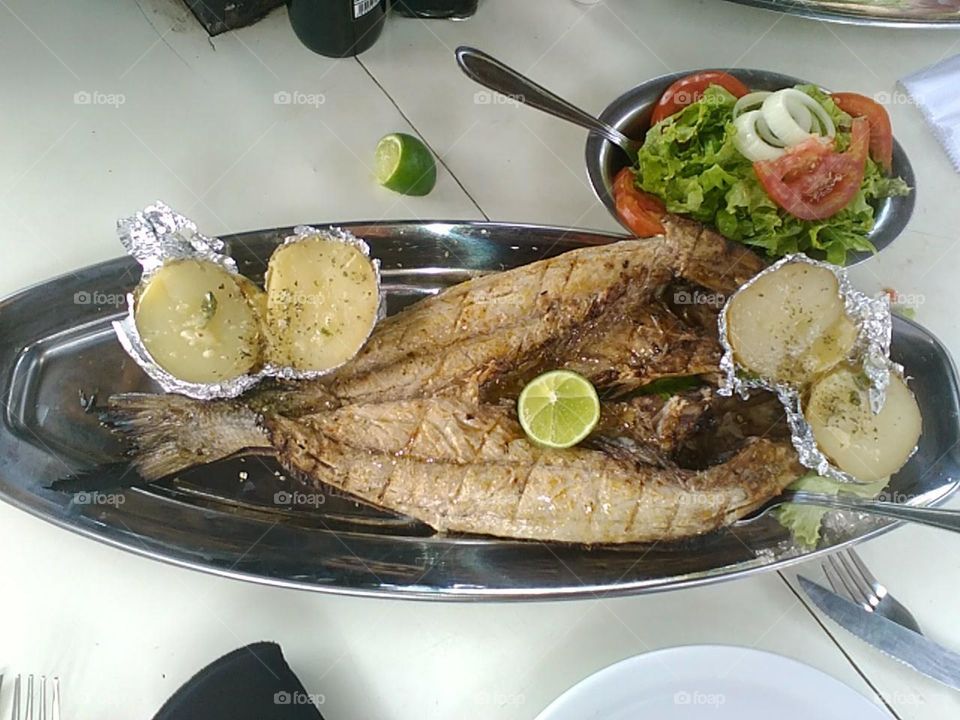 comida pescado