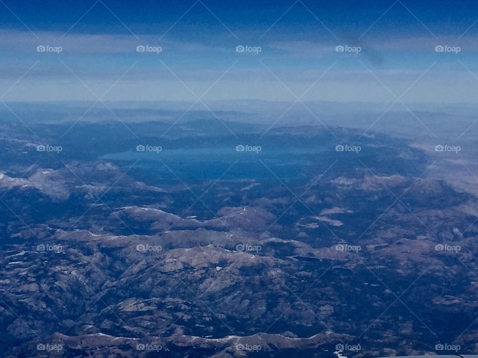 Lake Tahoe via United