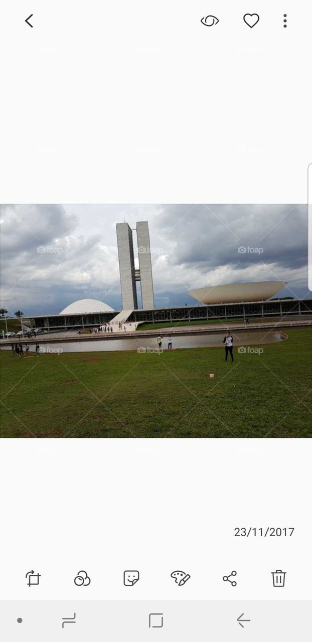 Foto do Congresso nacional do Brasil em Brasília-DF